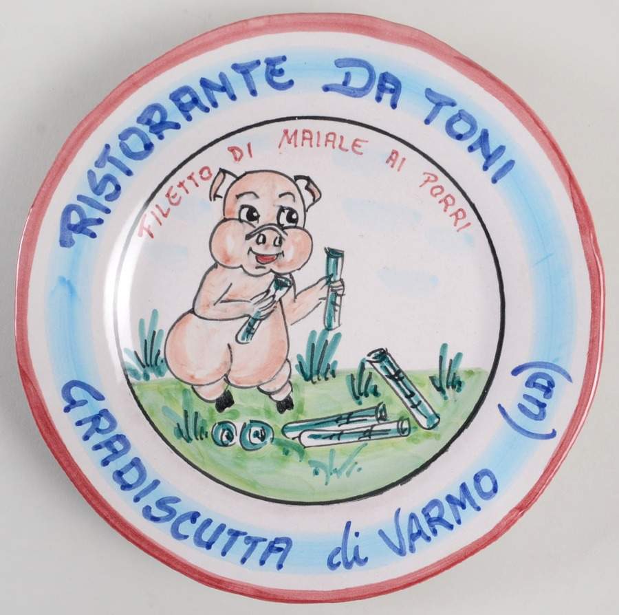 Ristorante Luncheon Plate by Vietri (Italy)-1