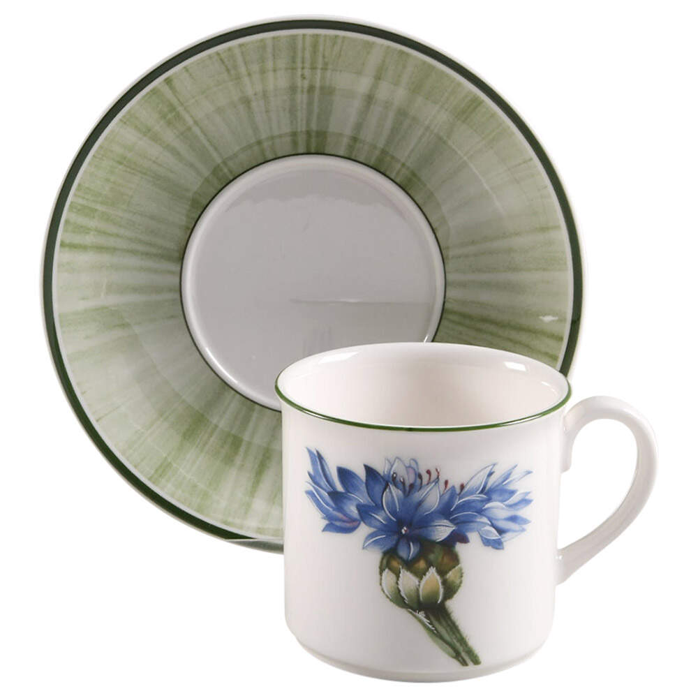 Flora Flat Cup & Saucer Set by Villeroy & Boch-1
