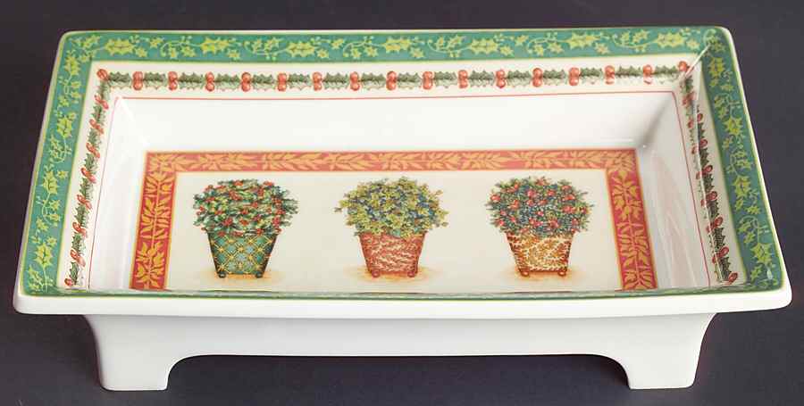 Festive Memories Rectangular Tray by Villeroy & Boch-1