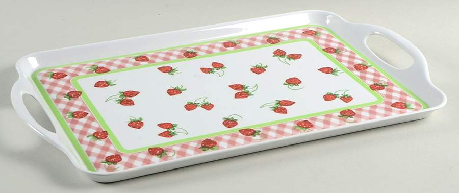 Strawberries 'N Cream 19" Plastic Serving Tray by Villeroy & Boch-1