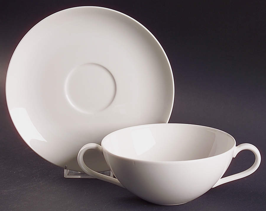 City Life Flat Cream Soup Bowl & Breakfast Saucer Set by Villeroy & Boch-1