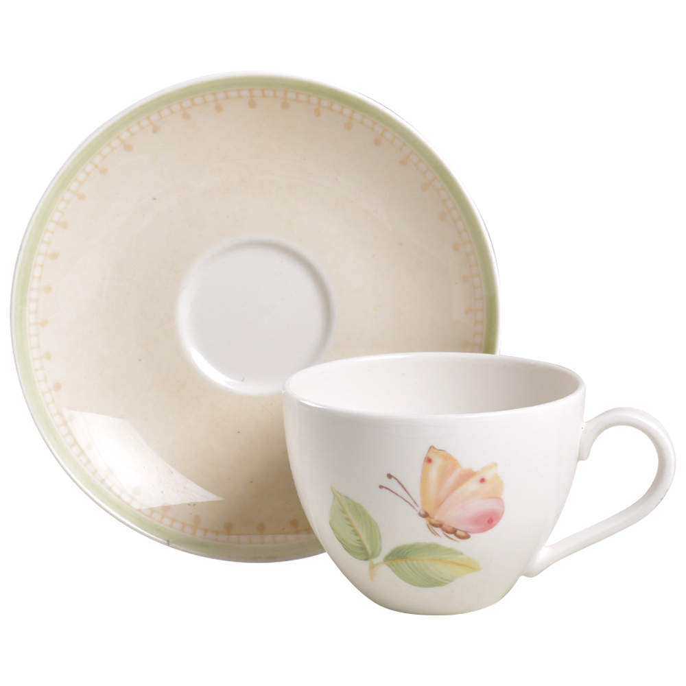 Florea Flat Cup & Saucer Set by Villeroy & Boch-1