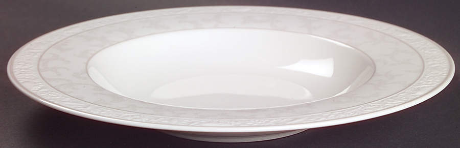 Gray Pearl Large Rim Soup Bowl by Villeroy & Boch-1