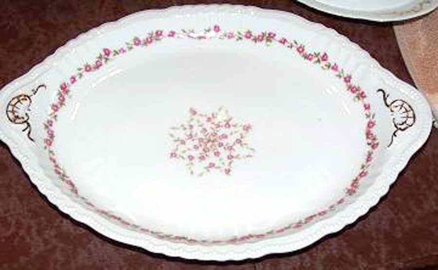VTO49 16" Oval Serving Platter by Victoria (Austria)-1