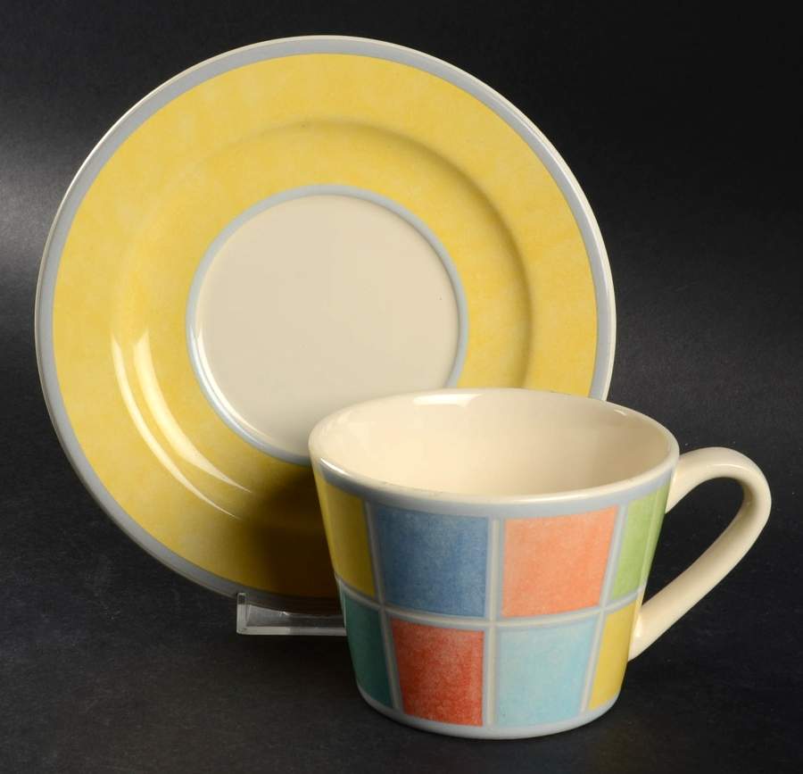 Twist Alea (Faience) Breakfast Cup & Saucer Set by Villeroy & Boch-1