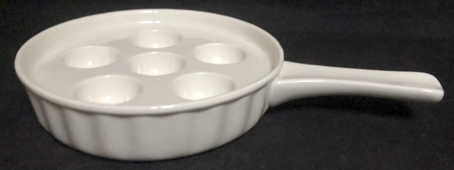 Bianco 6 Hole Escargot/Snail Dish by Villeroy & Boch-1