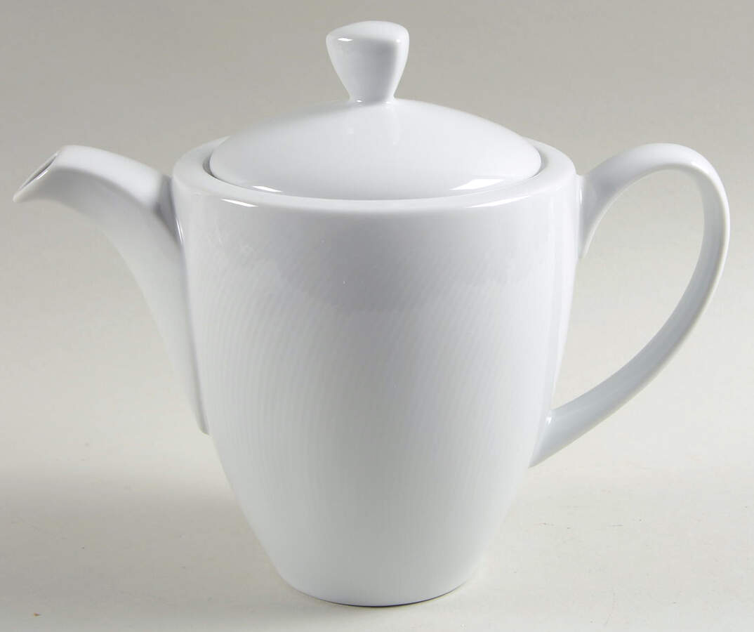Spirit White Coffee Pot & Lid by Vista Alegre-1