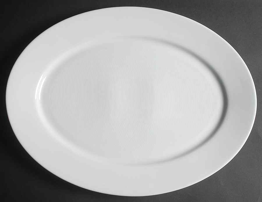 Spirit White 16" Oval Serving Platter by Vista Alegre-1