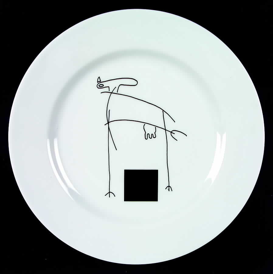 Wacky #1 Dinner Plate by Vista Alegre-1