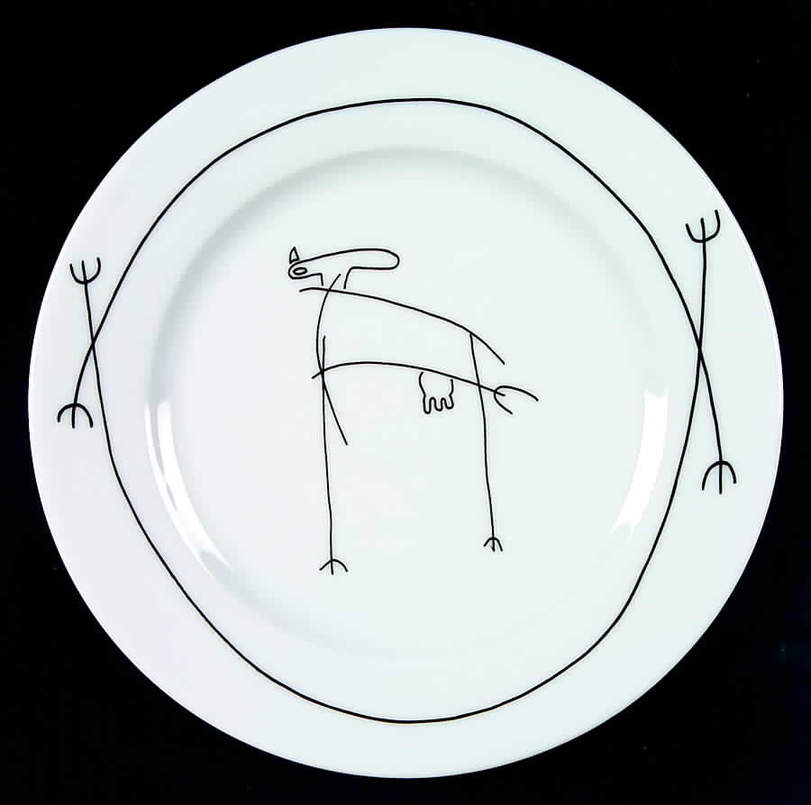 Wacky #1 Salad/Dessert Plate by Vista Alegre-1