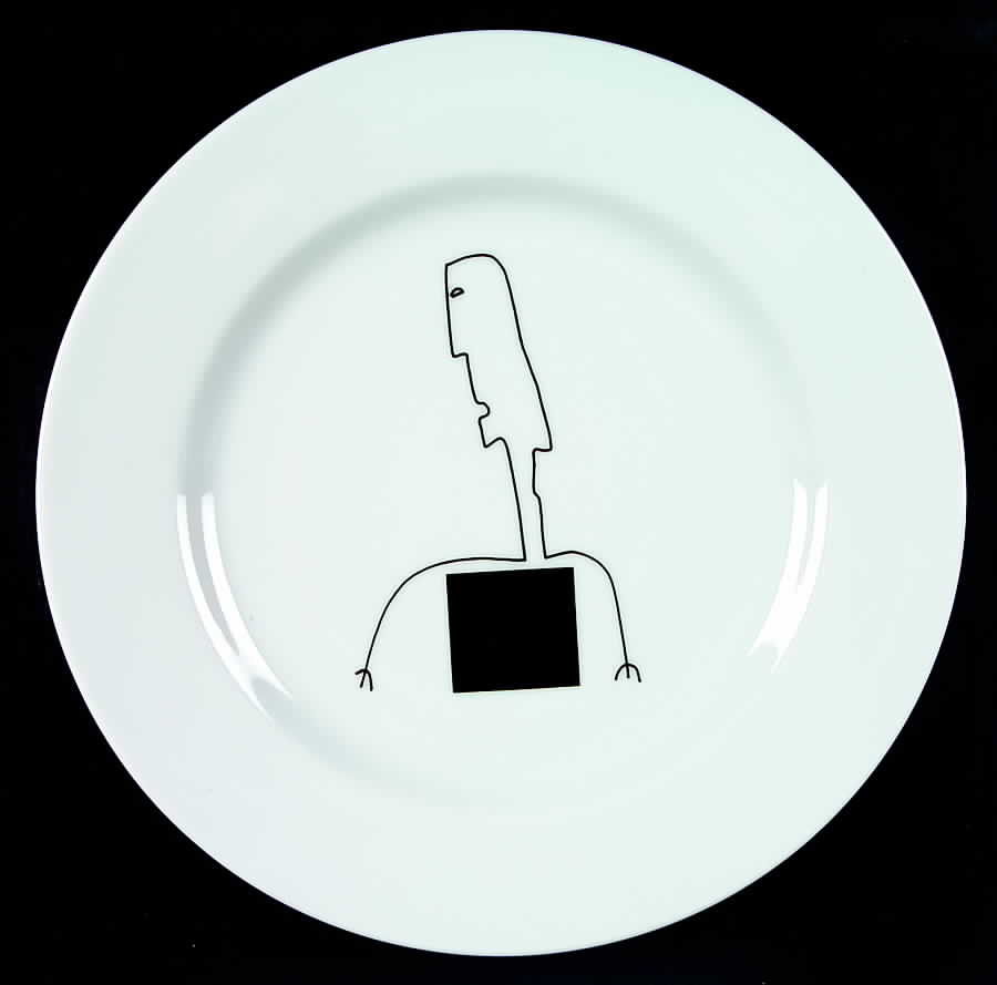 Wacky #2 Dinner Plate by Vista Alegre-1