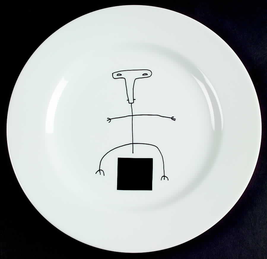 Wacky #3 Dinner Plate by Vista Alegre-1