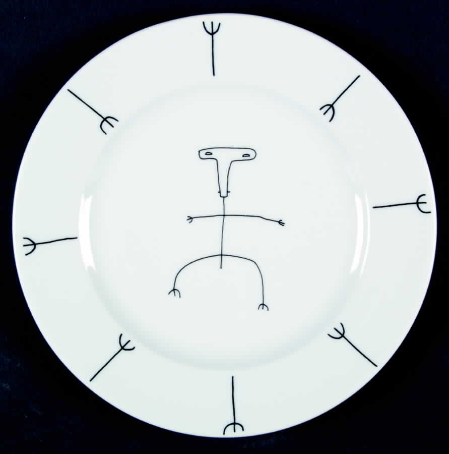 Wacky #3 Salad/Dessert Plate by Vista Alegre-1
