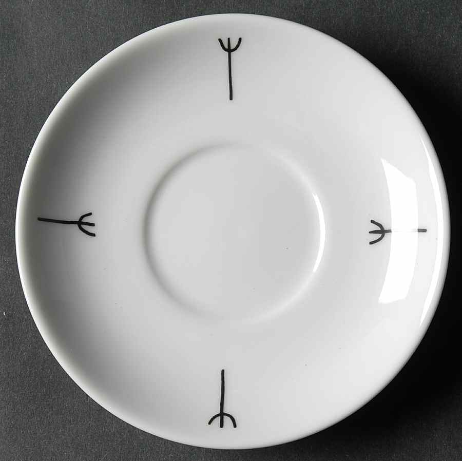Wacky #3 Saucer for Demitasse Cup by Vista Alegre-1
