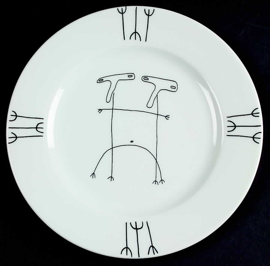 Wacky #4 Salad/Dessert Plate by Vista Alegre-1