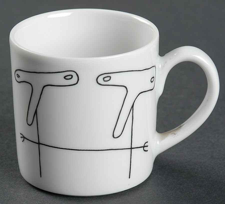 Wacky #4 Flat Demitasse Cup by Vista Alegre-1