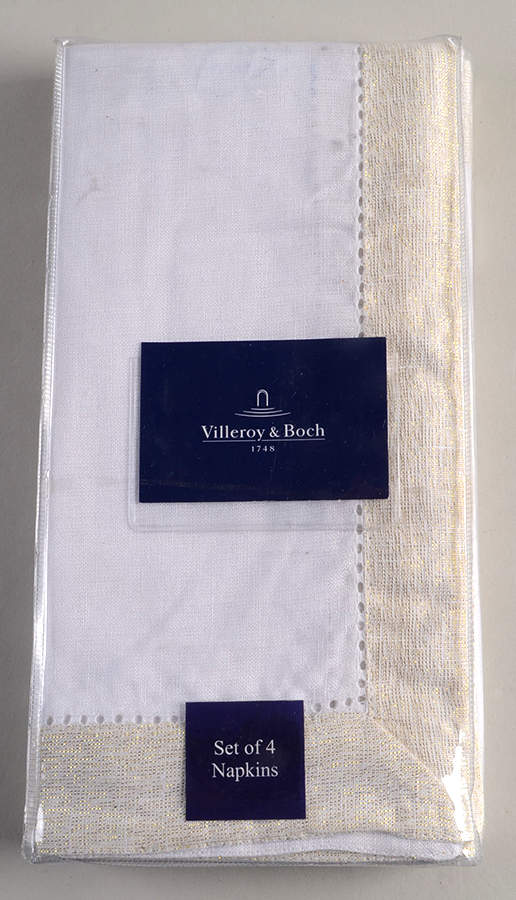 New Wave New Wave Caffe Linen Napkin - Set of 4 by Villeroy & Boch-1