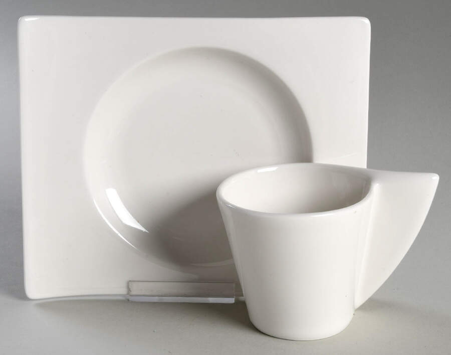 New Wave New Wave Caffe Flat Cup & Saucer Set by Villeroy & Boch-1