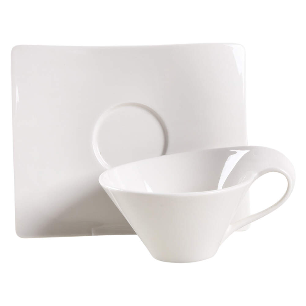 New Wave New Wave Caffe Flat Cup & Saucer Set by Villeroy & Boch-1