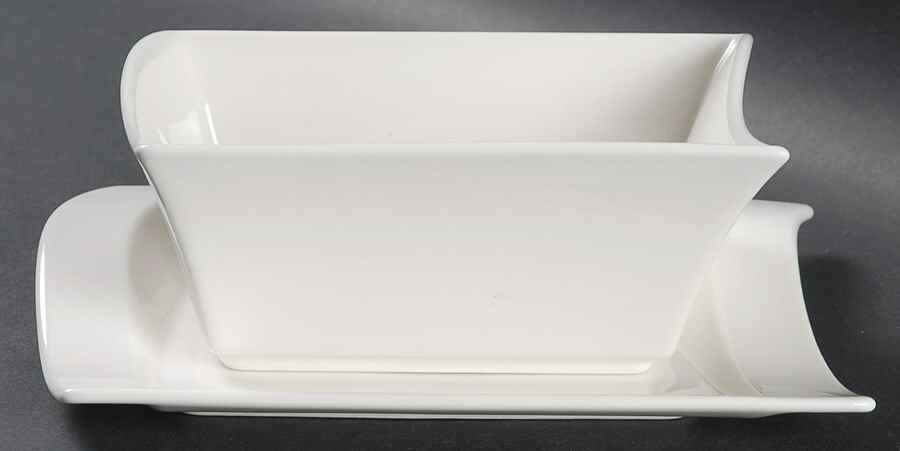 New Wave New Wave Caffe Gravy Boat & Underplate/Relish by Villeroy & Boch-1