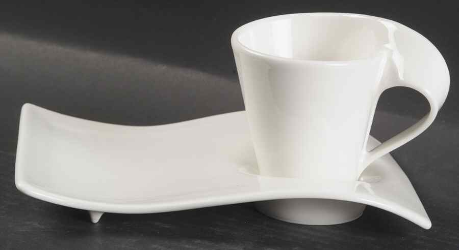 New Wave New Wave Caffe Espresso Plate Plate & Cup Set by Villeroy & Boch-1