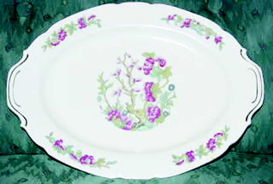 VIT205 14" Oval Serving Platter by Victoria (Czech)-1