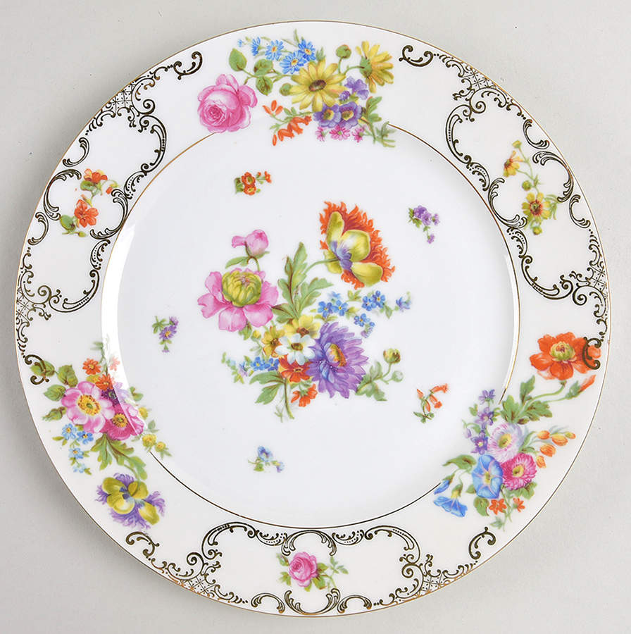 VIT208 Dinner Plate by Victoria (Czech)-1
