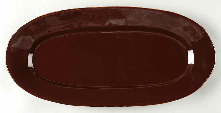 Cioccolatta 16" Oval Serving Platter by Vietri (Italy)-1