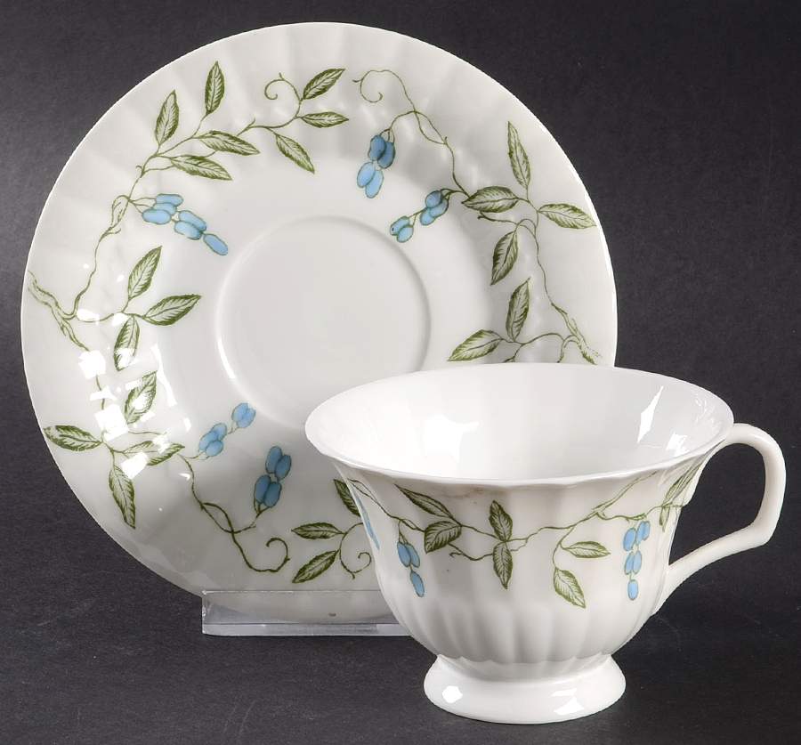 Viana Footed Cup & Saucer Set by Vista Alegre-1
