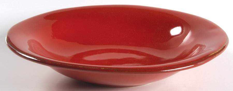 Rosso Vecchio 8" Individual Pasta Bowl by Vietri (Italy)-1