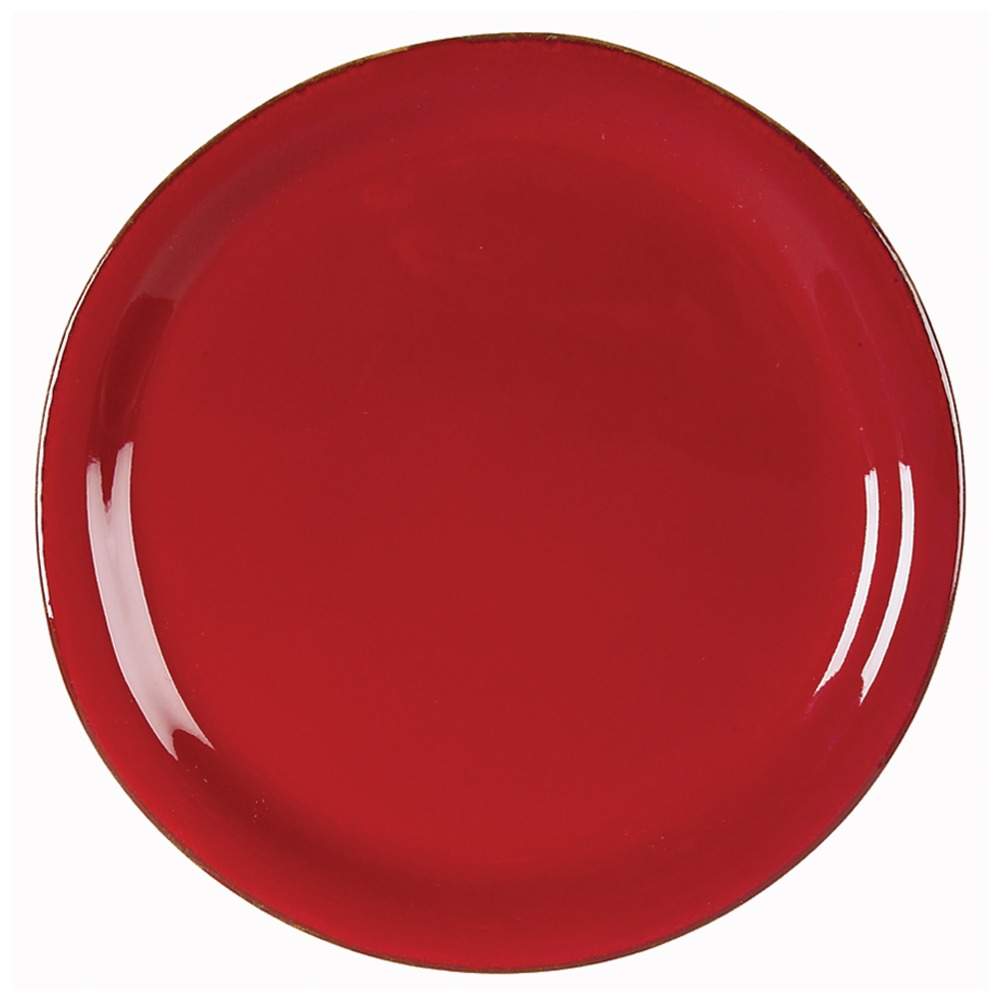 Rosso Vecchio Dinner Plate by Vietri (Italy)-1