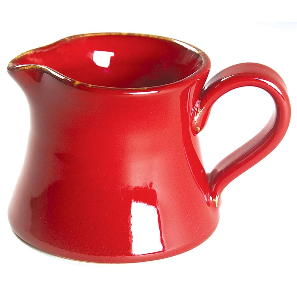 Rosso Vecchio Creamer by Vietri (Italy)-1