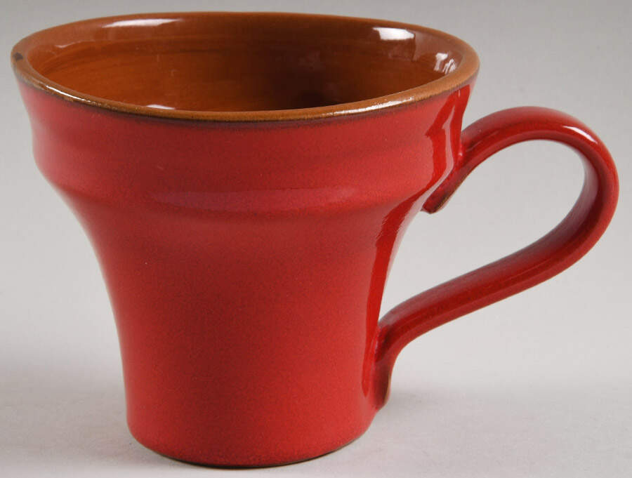 Rosso Vecchio Mug by Vietri (Italy)-1