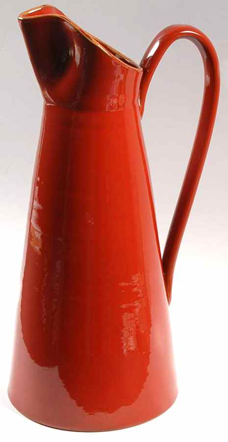 Rosso Vecchio 96 Oz Pitcher by Vietri (Italy)-1