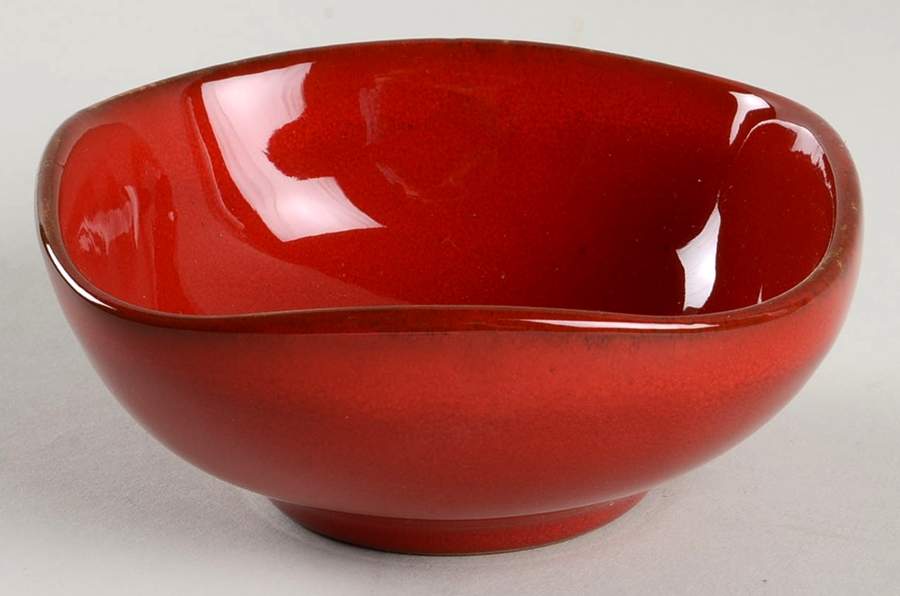 Rosso Vecchio Condiment Bowl by Vietri (Italy)-1