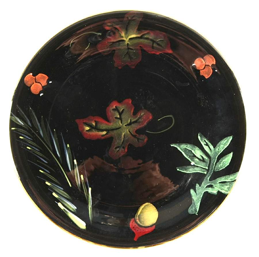 Winter Garland Salad Plate by VARM Ceramica (Italy)-1