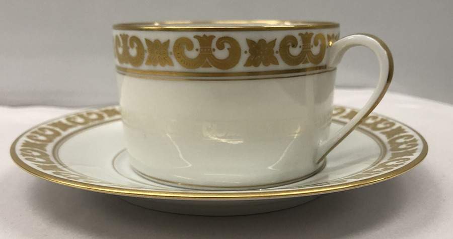 VIG102 Flat Cup & Saucer Set by Vignaud-1