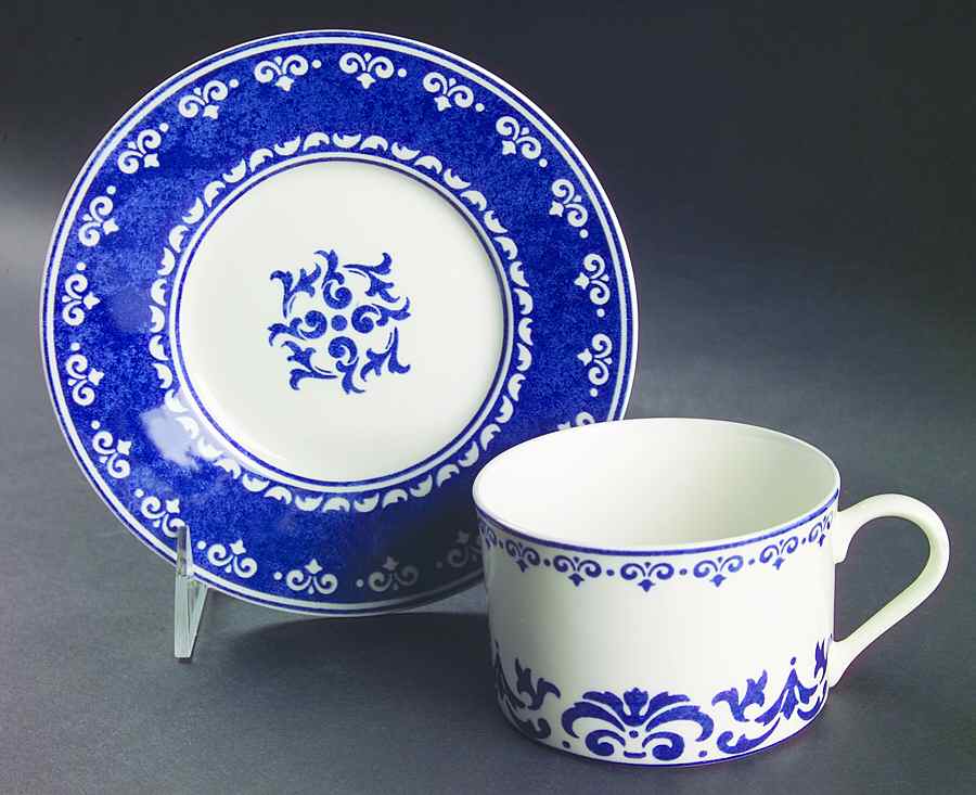 Claire Flat Cup & Saucer Set by Victoria & Beale-1