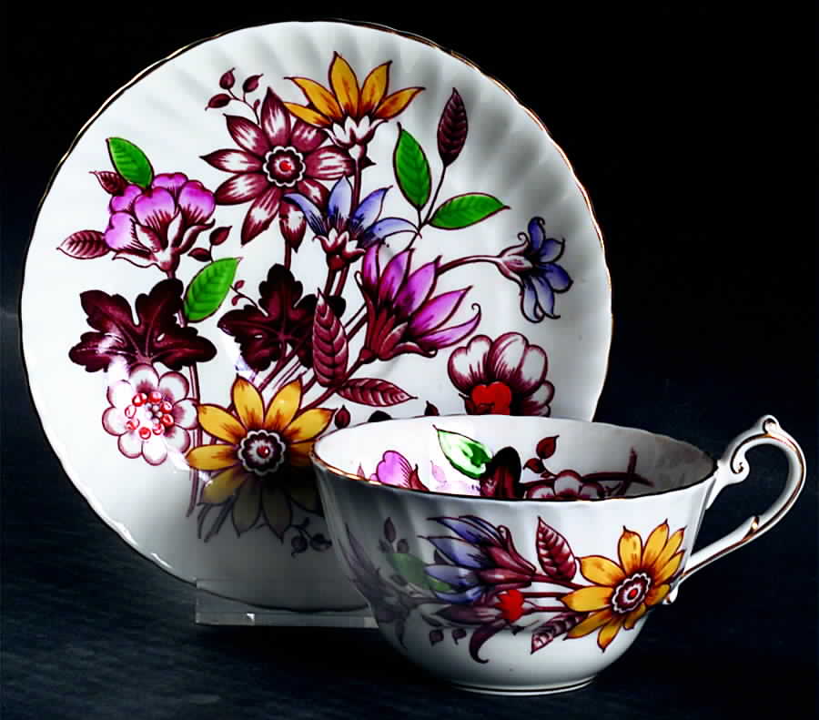 273 Flat Cup & Saucer Set by Cartwright & Edwards-1