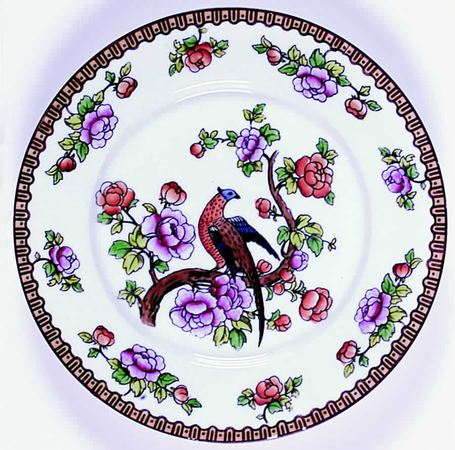 VIT214 Luncheon Plate by Victoria (Czech)-1