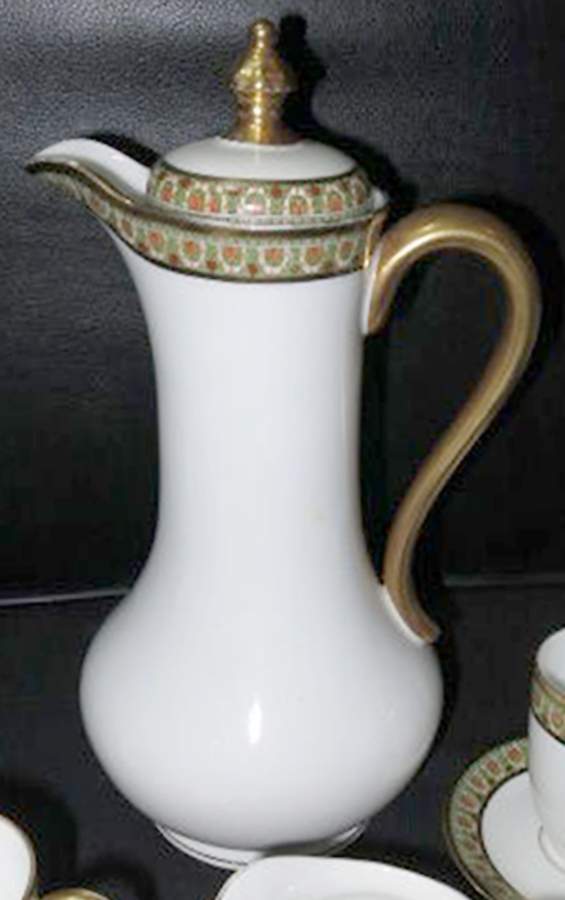 Alhambra Chocolate Pot & Lid by Vignaud-1