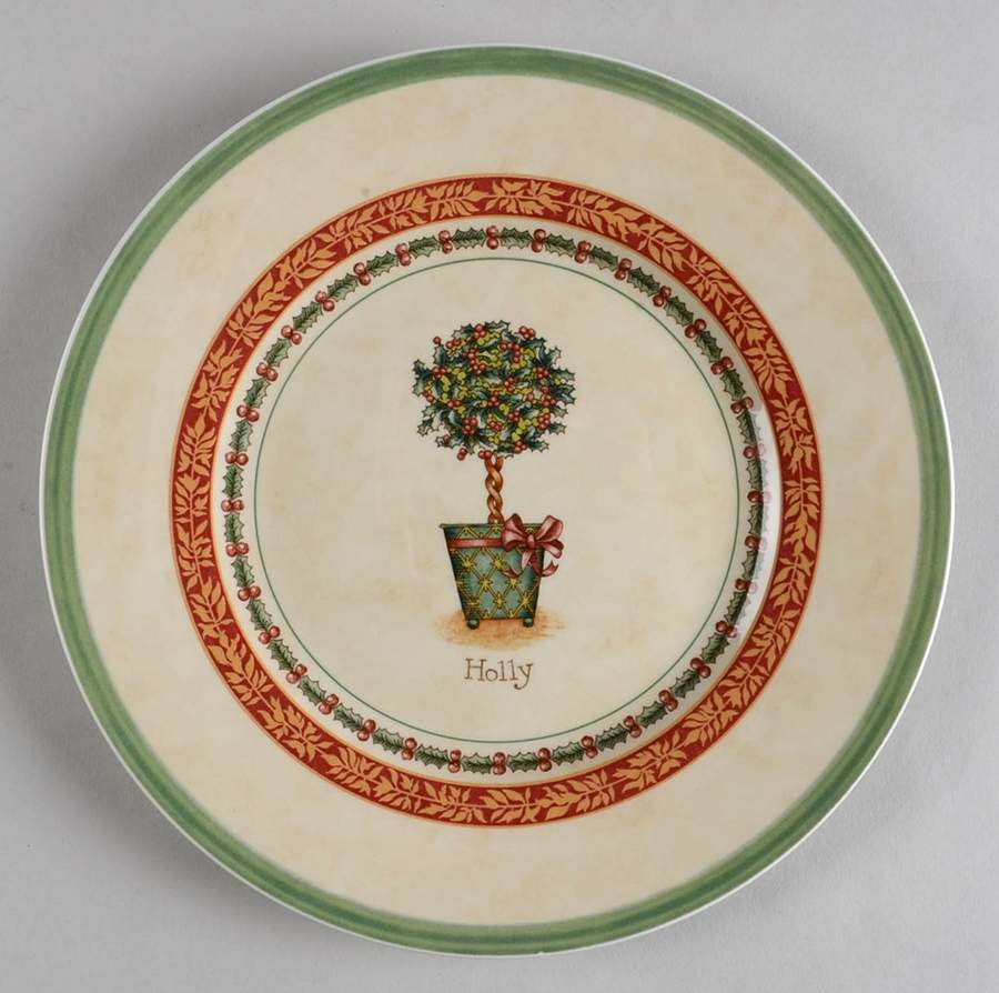 Festive Memories (Topiary) Salad/Dessert Plate by Villeroy & Boch-1