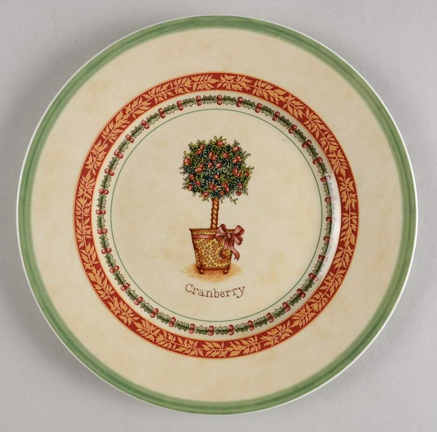 Festive Memories (Topiary) Salad/Dessert Plate by Villeroy & Boch-1