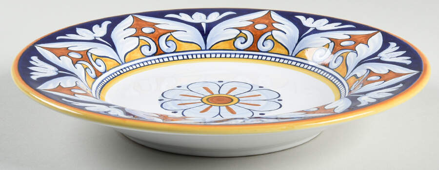 Umbria 9" Individual Pasta Bowl by Vietri (Italy)-1
