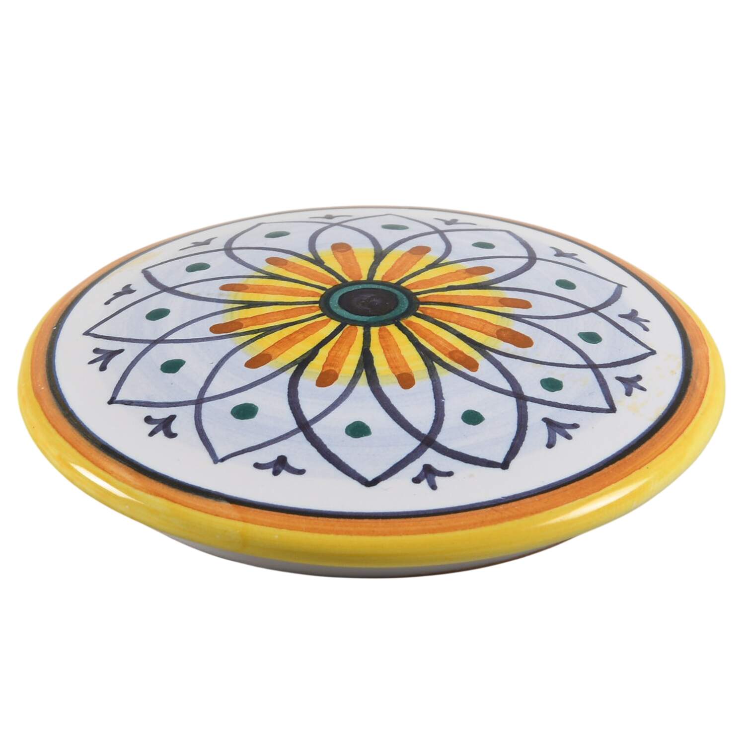 Umbria Lid for Trinket Box by Vietri (Italy)-1