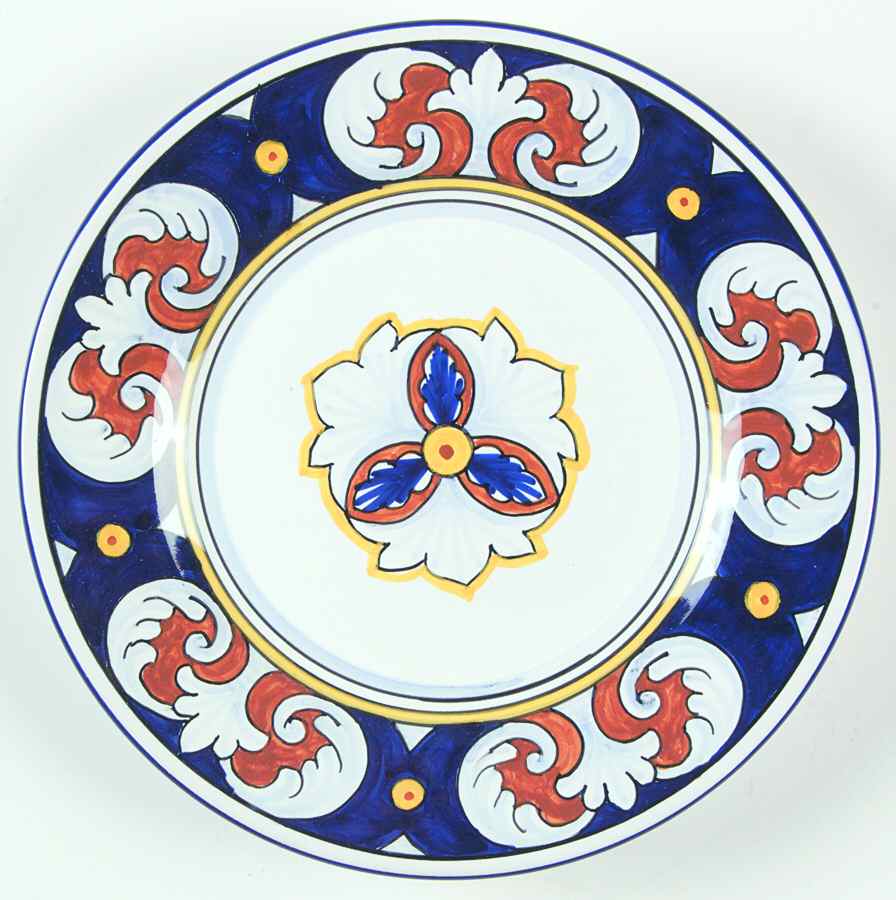 Umbria Salad Plate by Vietri (Italy)-1