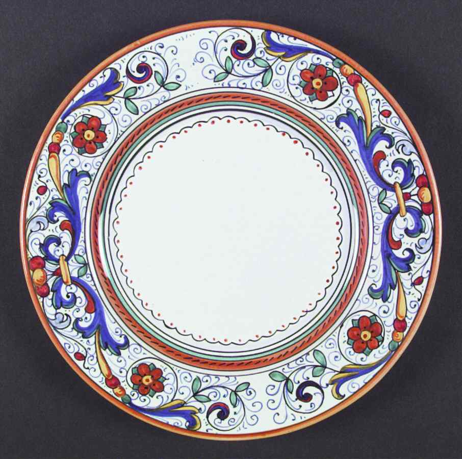 Umbria Dinner Plate by Vietri (Italy)-1