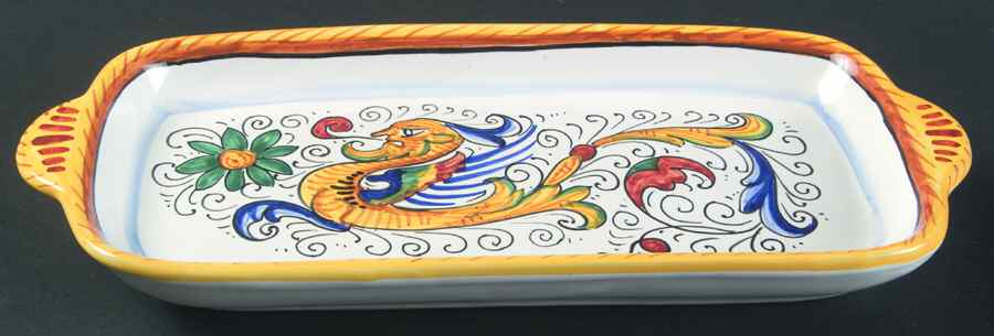 Umbria Rectangular Tray by Vietri (Italy)-1