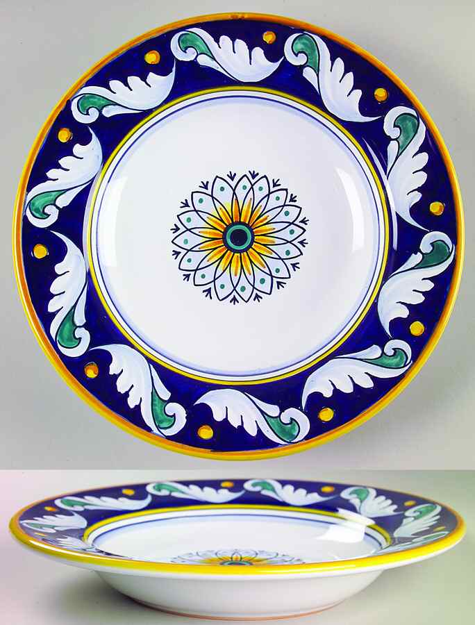 Umbria 9" Individual Pasta Bowl by Vietri (Italy)-1