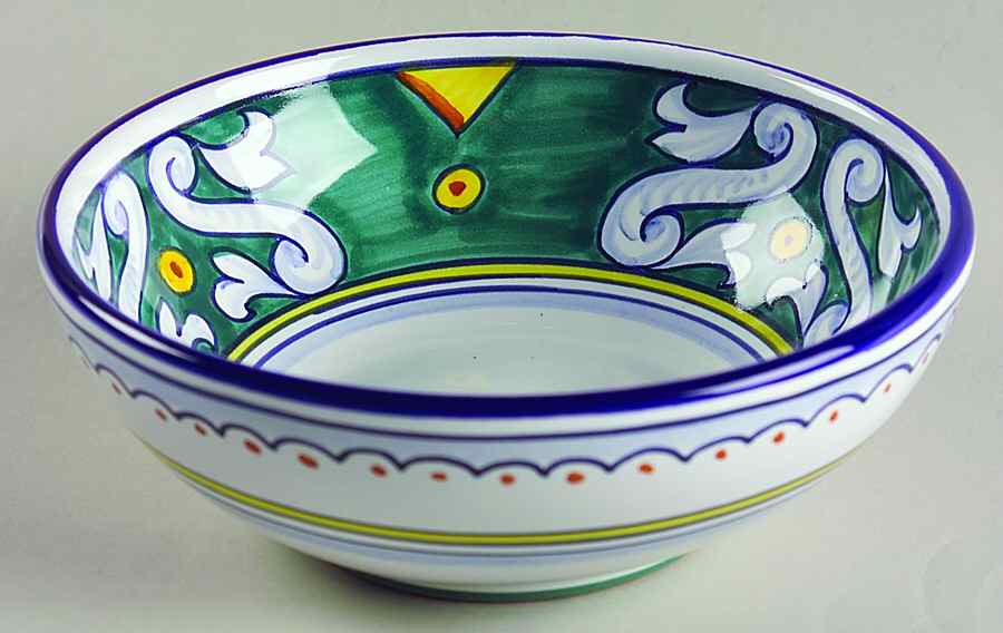 Umbria Coupe Cereal Bowl by Vietri (Italy)-1